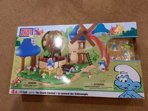 Mega Bloks Smurfs Carnival 10713, 113 Pcs, New - Picture 1 of 7