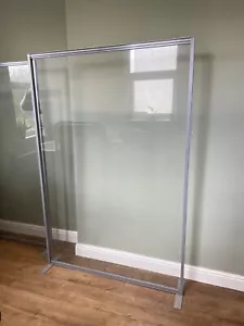 Glass Partition 1200mm Wide And 1800xx Height - Picture 1 of 3