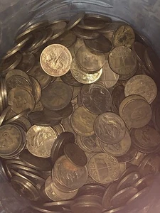 1kg Brazilian Bronze-Aluminum Coins Lot – Mixed Years 1922 to 1939 - Picture 1 of 4