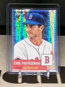 2022 Topps Chrome Platinum Anniversary Carl Yastrzemski Prism Refractor 