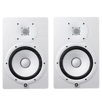 2 x Yamaha HS8 W Powered Professional Studio Monitor Speaker WHITE (Pair) - Image 1 of 4