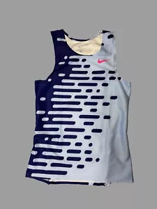 Men’s Nike 2023 Pro Elite Singlet Racing Top DR4850-455 Made In USA Size M RARE - Picture 1 of 4