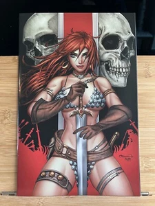 Red Sonja The Price of Blood 1 Unbekannte Comics jungfräuliche Variante Dynamit 2020 - Bild 1 von 9