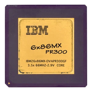 Processeur CPU IBM 6x86 Socle 7 233MHz 26x86MX-DVAPR300GF 64KB L1 Cachette - Photo 1/1