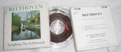 Cinta pregrabada carrete a carrete BEETHOVEN Symphony No. 6 (Pastoral) Foto 1 de 2