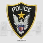 USA POLICE DEPT Iron/Sew On Embroidered Patch Badge Applique For Clothes