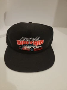 Vintage Darrell Waltrip #17 Nascar Black Trucker Hat Made in USA Racing Snapback - Picture 1 of 9