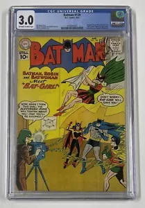 BATMAN #139. APRIL 1961. DC. 3.0 CGC. FINGER & MOLDOFF! 1ST APP OF BAT-GIRL! - Picture 1 of 3