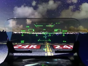 Flight simulator HUD, HEAD UP DISPLAY, MSFS2020, FSX, P3D, XPLANE, etc - Picture 1 of 12