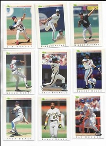 1992 Classic I PICK-A-CARD Alomar Bagwell Bonds Buhner Cone Glavine Griffey +++