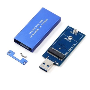 USB3.0 to M.2 NGFF B Key SSD 2230 2242 Adapter Card Converter Enclosure Case - Picture 1 of 2