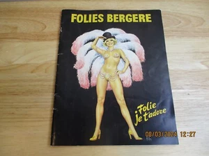 FOLIES BERGERE Souvenir Program 1977 PARIS France Sexy Folie je t'adore-R10-236 - Bild 1 von 4
