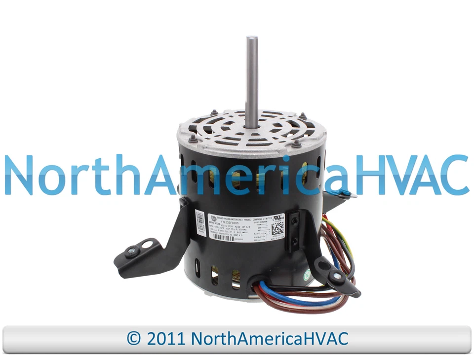 Motor soplador de horno Carrier Bryant Payne 3/4 HP compatible con GE Genteq 5KCP39PGV623CS Foto 1 de 1