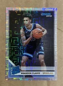 2019-20 Panini Donruss Choice Brandon Clarke Rated Rookie Infinite RC GRIZZLIES - Picture 1 of 2