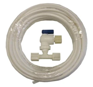 Ice Maker Hookup Kit tubing tee valve RO filtered water connect to refrigerator - Picture 1 of 1