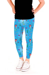 Ocean Princess Leggings- Girls - Picture 1 of 8