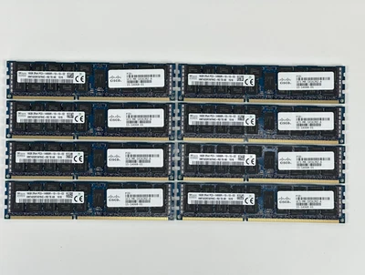 Lot of 24x 16GB 2Rx4 PC3-14900R ECC DDR3 Server Memory RAM Cisco Dell HP 384GB - Image 1 of 4