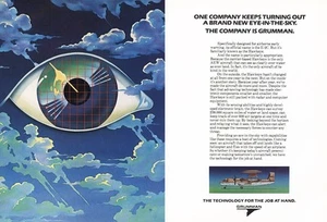 1984 Grumman: Eye In the Sky Vintage Print Ad - Picture 1 of 1