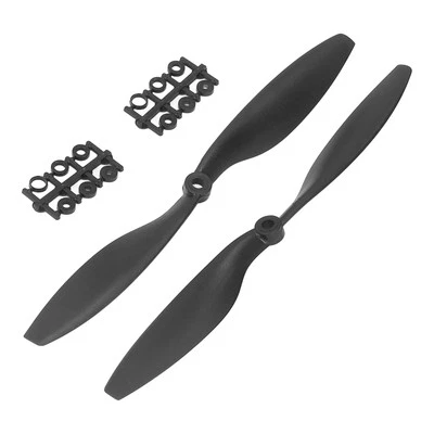 RC Aircraft Propellers Black Nylon Flexible Aerodynamic Design OB - Image 1 of 4