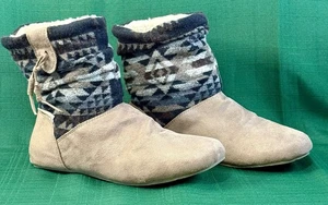 Botines Bearpaw Taupe 1996W Ámbar Nova Gamuza Piel de Oveja Completamente Forrados Talla 8 - Imagen 1 de 14