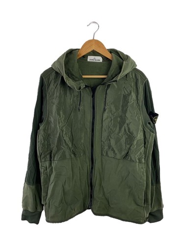 Giacca STONE ISLAND doppia tasca cotone kaki taglia L 751564741 #EG ADA