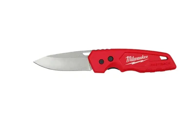 Cuchillo de bolsillo Milwaukee 48-22-1520 Fastback forro bloqueo hoja de borde liso Foto 1 de 4