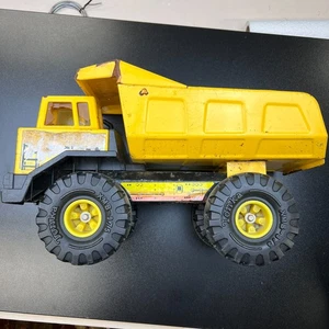 Oldtimer Tonka Turbo-Diesel Muldenkipper XMB-975 Reifen. Pressmetall. - Bild 1 von 7