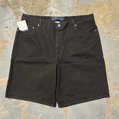Vintage 90s Guess Jeans Black Shorts Men Size 42 NEW WITH TAGS - Image 1 of 4