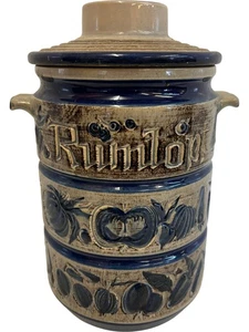 Vintage Römertopf German Clay Pottery Casserole with Lid Kitchen Decor - Picture 1 of 13
