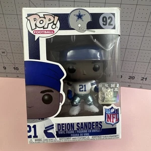 Funko Pop! NFL Deion Sanders Dallas Cowboys #92 Box Wear - Picture 1 of 5