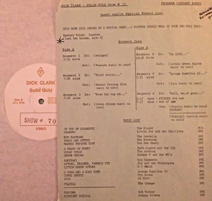 RADIO SHOW: DICK CLARK GOLD 70 FOOD GOLD! TOM GLASER, ARCHIES, CHAPS, HOT BUTTER - Foto 1 di 1