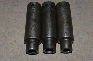 MAC Tools 3pc 1/2" Dr Deep 6Pt Impact Sockets, VDP610MMR, VDP611MMR, VDP612MMR - Picture 1 of 5