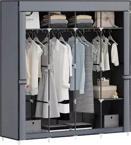 Kleiderschrank für Schlafzimmer Ankleidezimmer Stoffschrank Kinderzimmer Schrank - Bild 1 von 8
