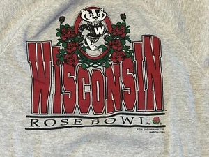WISCONSIN BADGERS ROSE BOWL SHIRT - Picture 1 of 7