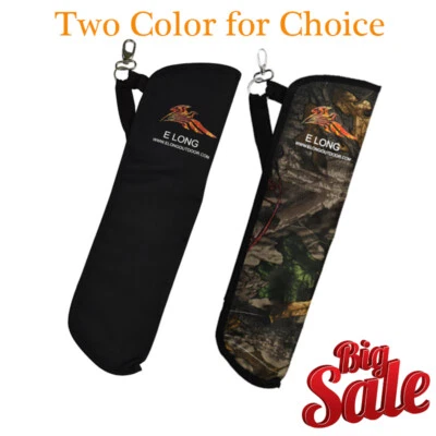 1X Caza Tiro con Arco Carcaj Soporte de Flecha Arco Espalda Bolso de Hombro Bolsillo con Cremallera Foto 1 de 4