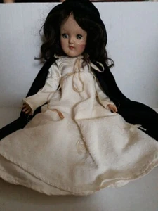VINTAGE 1950er IDEALE HARTPLASTIK TONI PUPPE P-91 BRÜNETTE PUPPE HAZEL AUGEN 15 - Bild 1 von 15