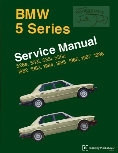 Manual De Taller BMW Servicio Reparación 535i 533i 528e Libro Bentley 1982-1988 - Imagen 1 de 1