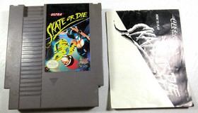 Original NES Skate or Die Ultra Games Cartidge con Manual NES-DI-USA