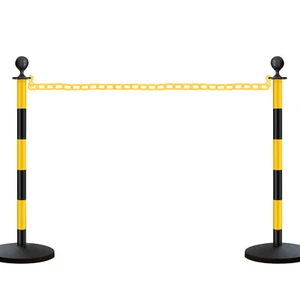 Chain Plastic Barrier Chain Safety Orange 200ft Link Diameter S-shaped Hooks - Picture 1 of 24