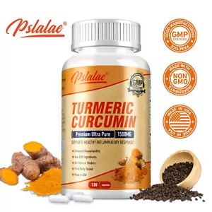 Curcuma Curcumine Puissance la plus élevée 95 % 1500 mg avec biopérine - Foto 1 di 13