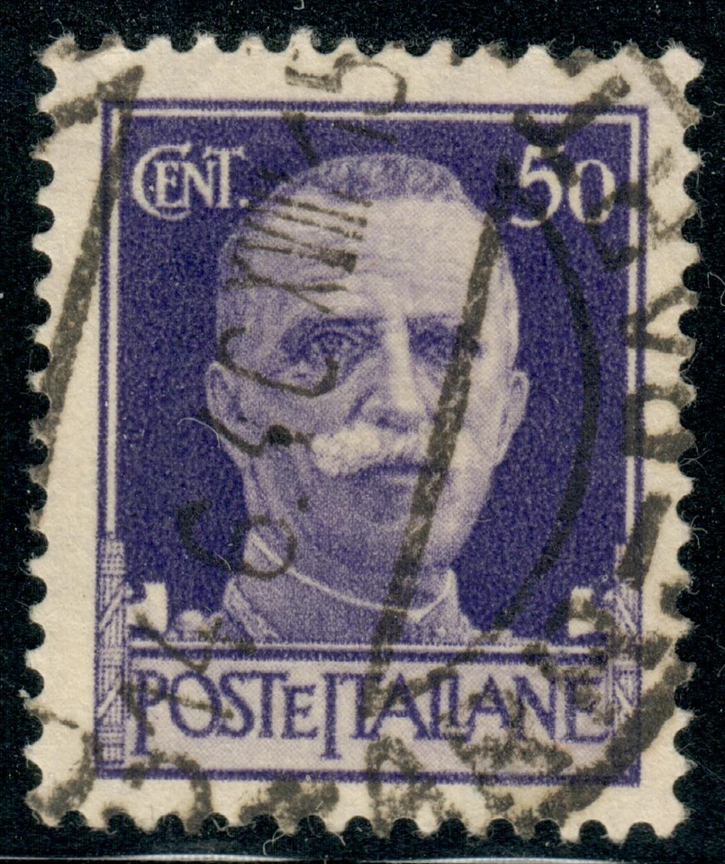 Italy - 1929 - Serie Imperiale - King Victor Emmanuel III - 50¢ - #2389 - Image 1 of 1