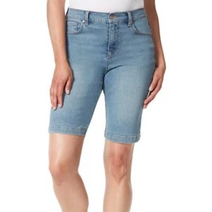 Bermudas Amanda clásicas Gloria Vanderbilt Petite nuevas con etiquetas - Talla 8P - Imagen 1 de 7