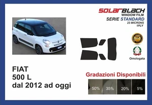 Scheibenverdunkelungsfolie Fiat 500 L ab 2012 bis heute Kit hinten STANDARD - Bild 1 von 1