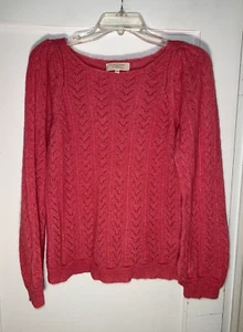 Maglione pullover Sezane lana alpaca rosa taglia XS d234 - Foto 1 di 12