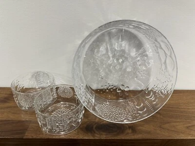 Стеклянная чаша и соответствующие чаши для погружения, набор чипсов и погружений - Изображение 1 из 4