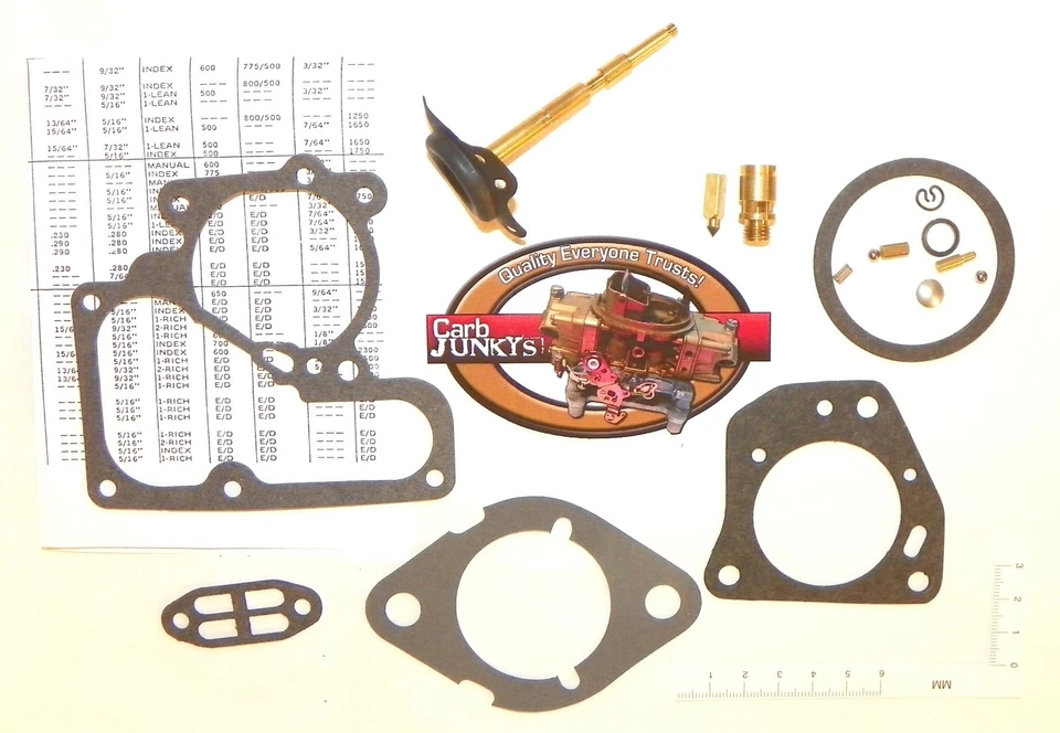 Carter YFA Carburetor Rebuild Kit 1 Barrel Jeep American Motors 1977 - 79 15664 - Image 1 of 1