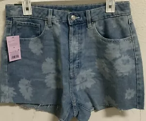 ⚡️Wild Fable Women's High-Rise Cutoff Floral Print Denim Shorts (Size 8) - Picture 1 of 3