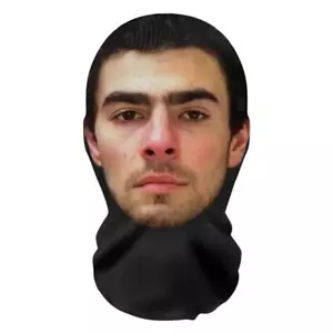 ONE SIZE 3D Luigi Printed Full Face Mask Stretch Mesh Breathable Unisex - Picture 1 of 8