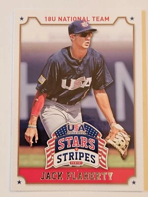 Estrellas y rayas de béisbol de Estados Unidos 2015 - Jack Flaherty novato #45 - Cardinals  Foto 1 de 2