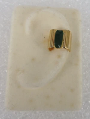 Neugablonz: Ohrklammer/Ohrclip mit Emaille um 1970er Jahre (116193) - Bild 1 von 4